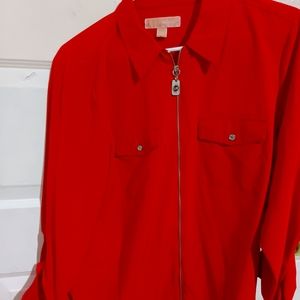 Michael kors red pull over